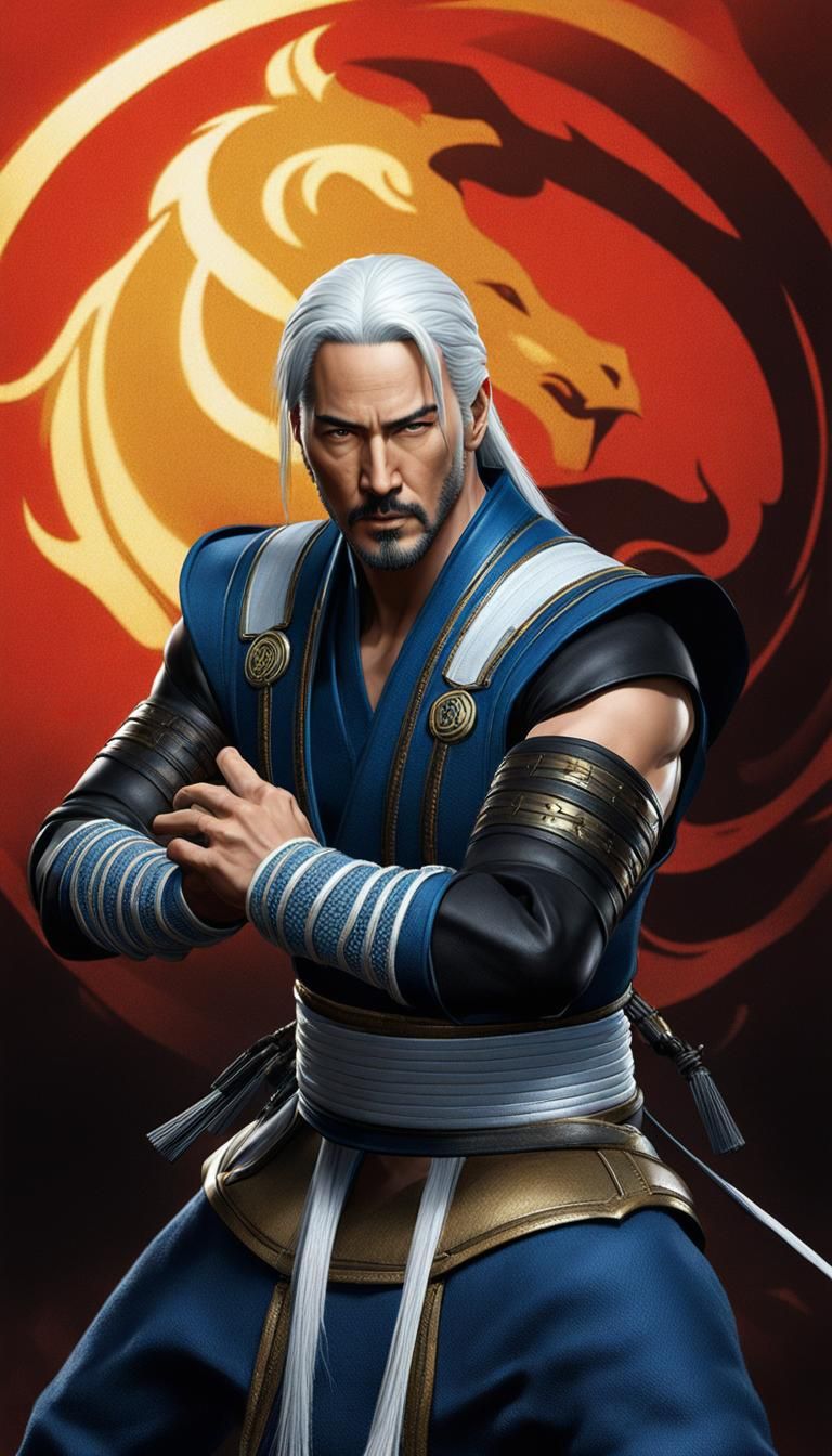 Keanu Reeves as Fujin in Wind World