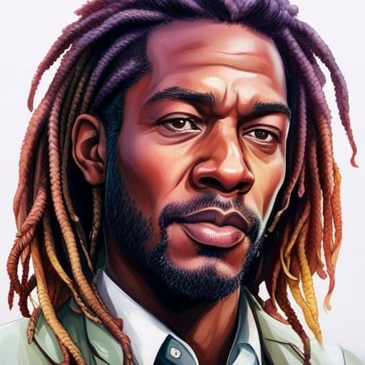 Jah man, Rasta man, Roots, Rock, reggae by Per.