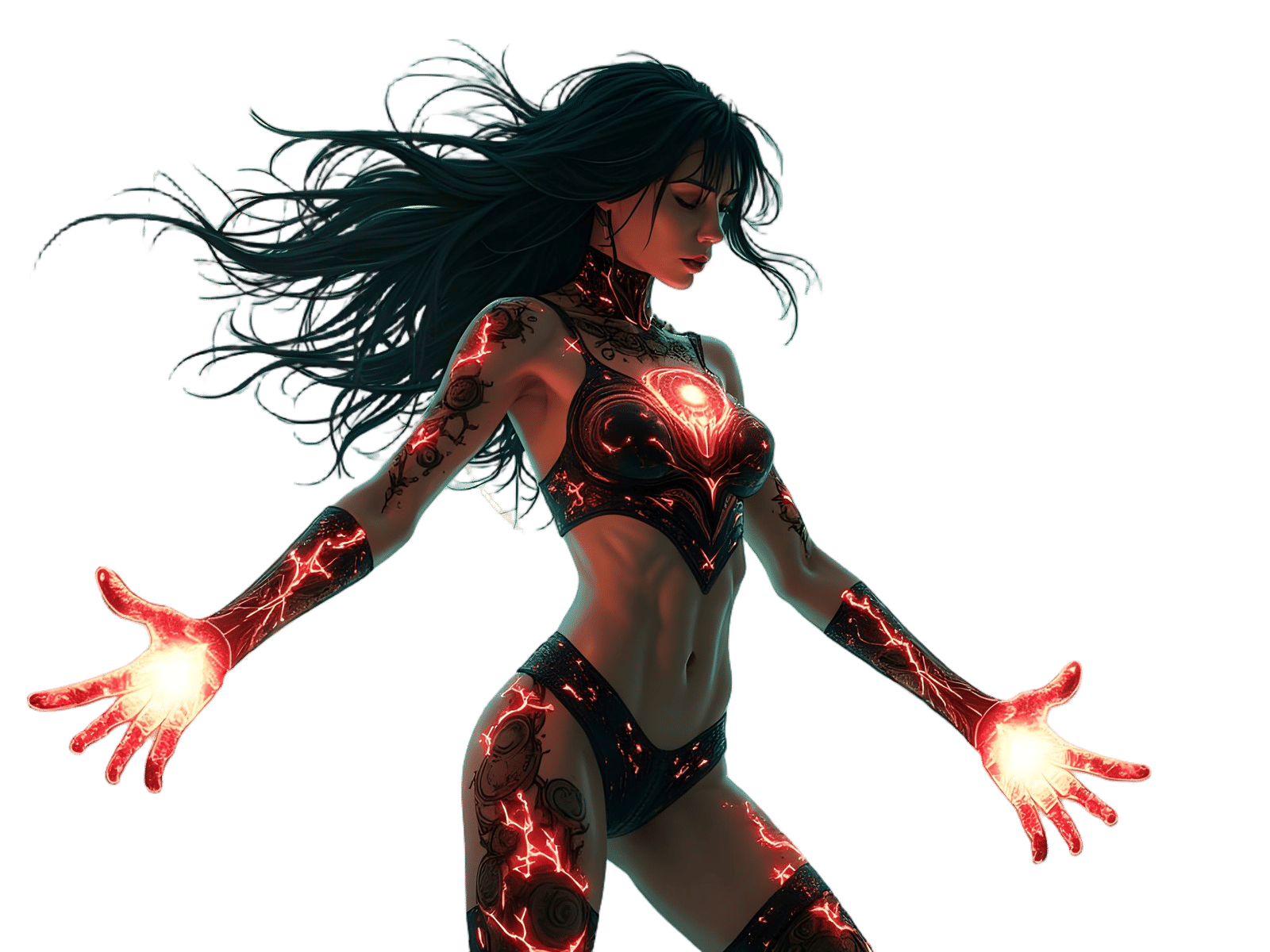 Bio-Punk Zatanna Performs Spell in Organic Vortex