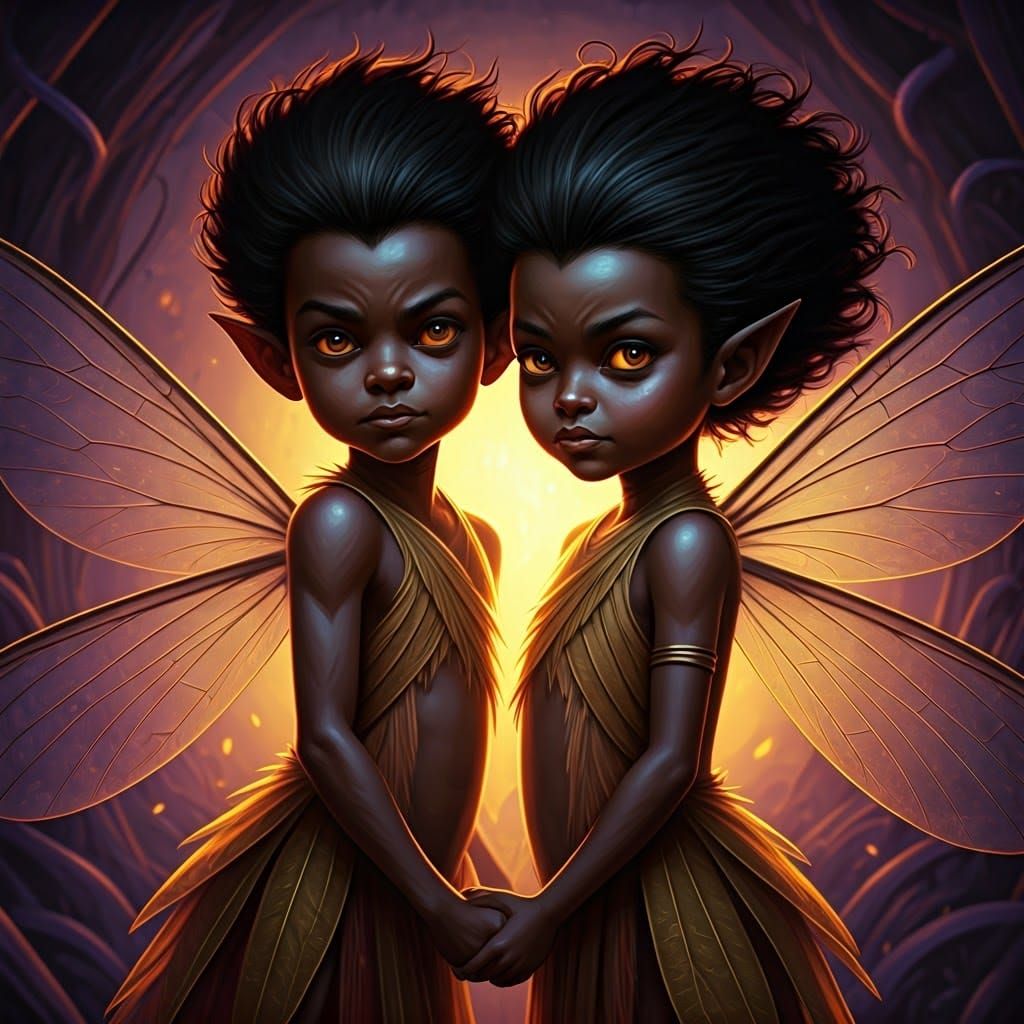 Bakru (aka Baccoo) are evil fairies from Suriname.  They always appear in pairs.