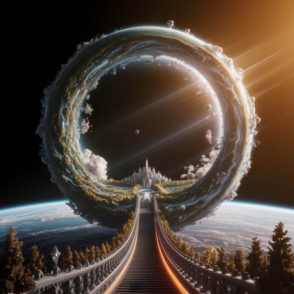 Ringworld Space Station: A Divine Artifact