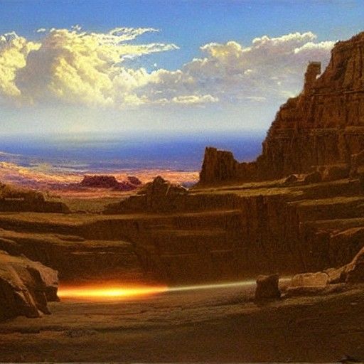 The entrance to earth