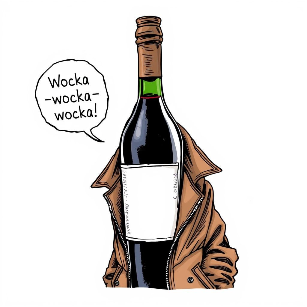 Wine Bottle Politician Wocka-Wocka Laughter