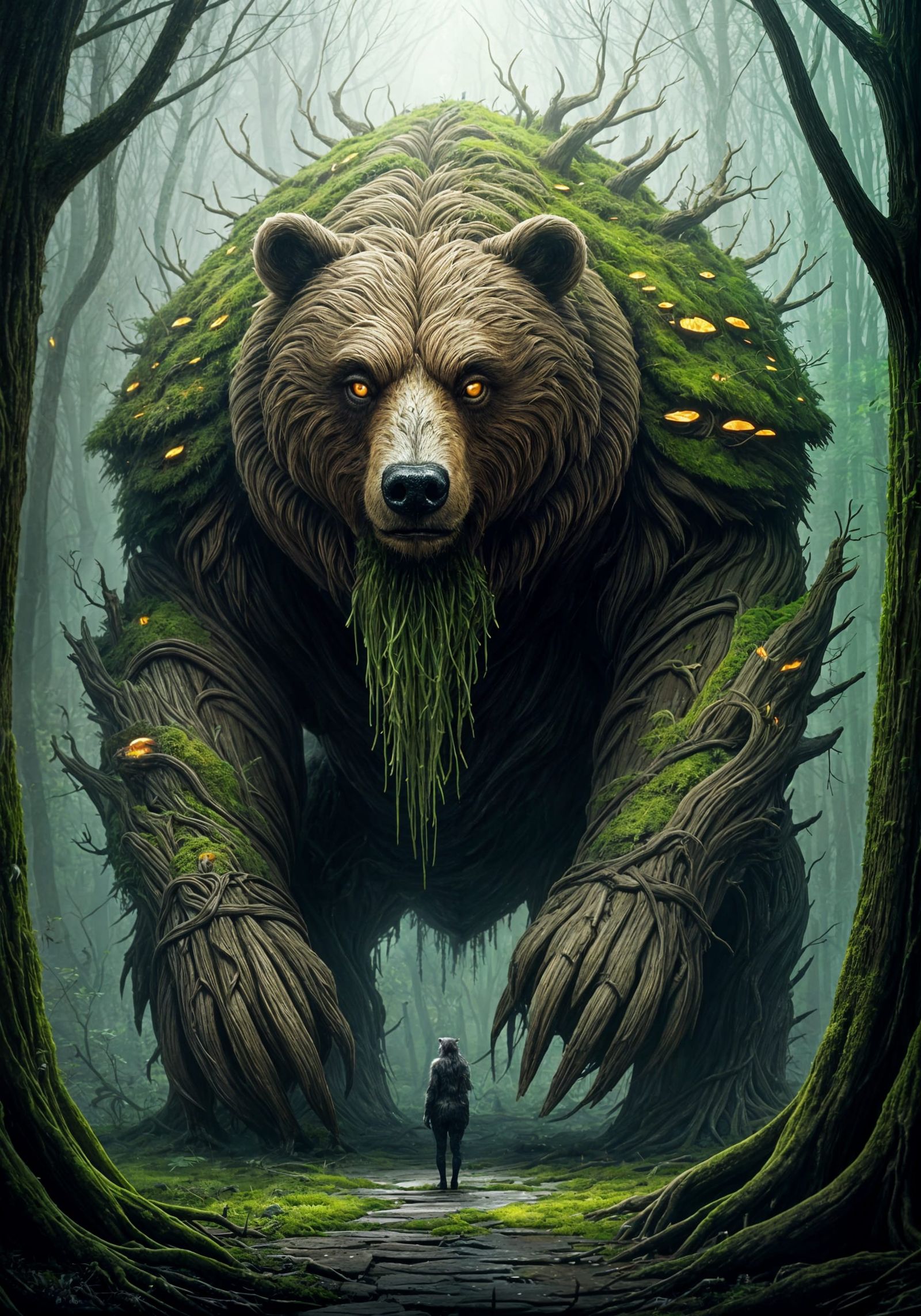 Forest Colossus: A Bear of Living Earth