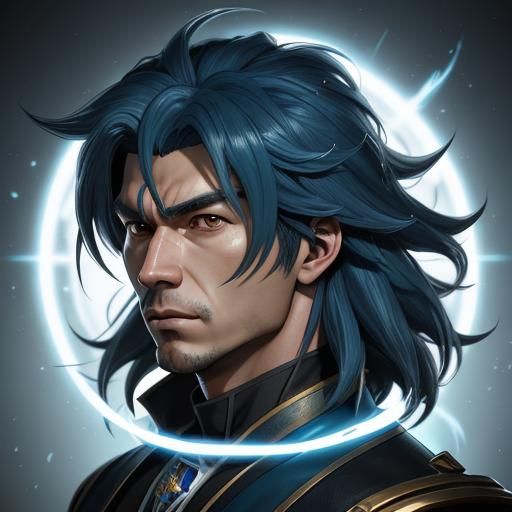 Valt Aoi Beyblade Portrait in Hyperdetailed Style