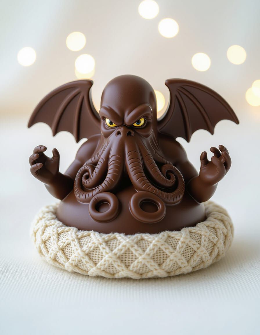 Chocolate Cthulhu Masterpiece: Professional Photography