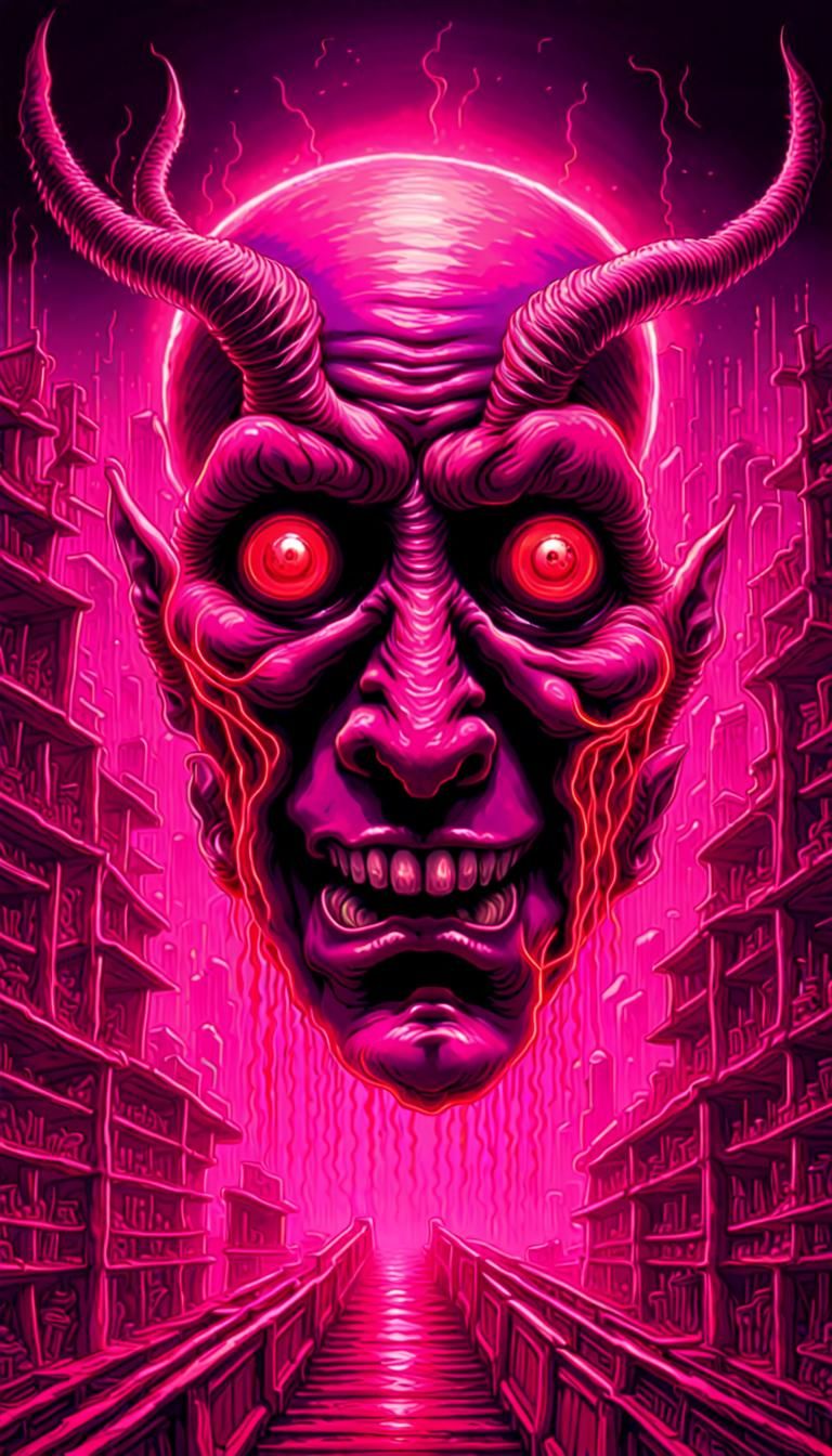 CERN opened a portal to Hell and now everyone has Demon Face Syndrome. This is what Demon Face Syndrome looks like..... ...