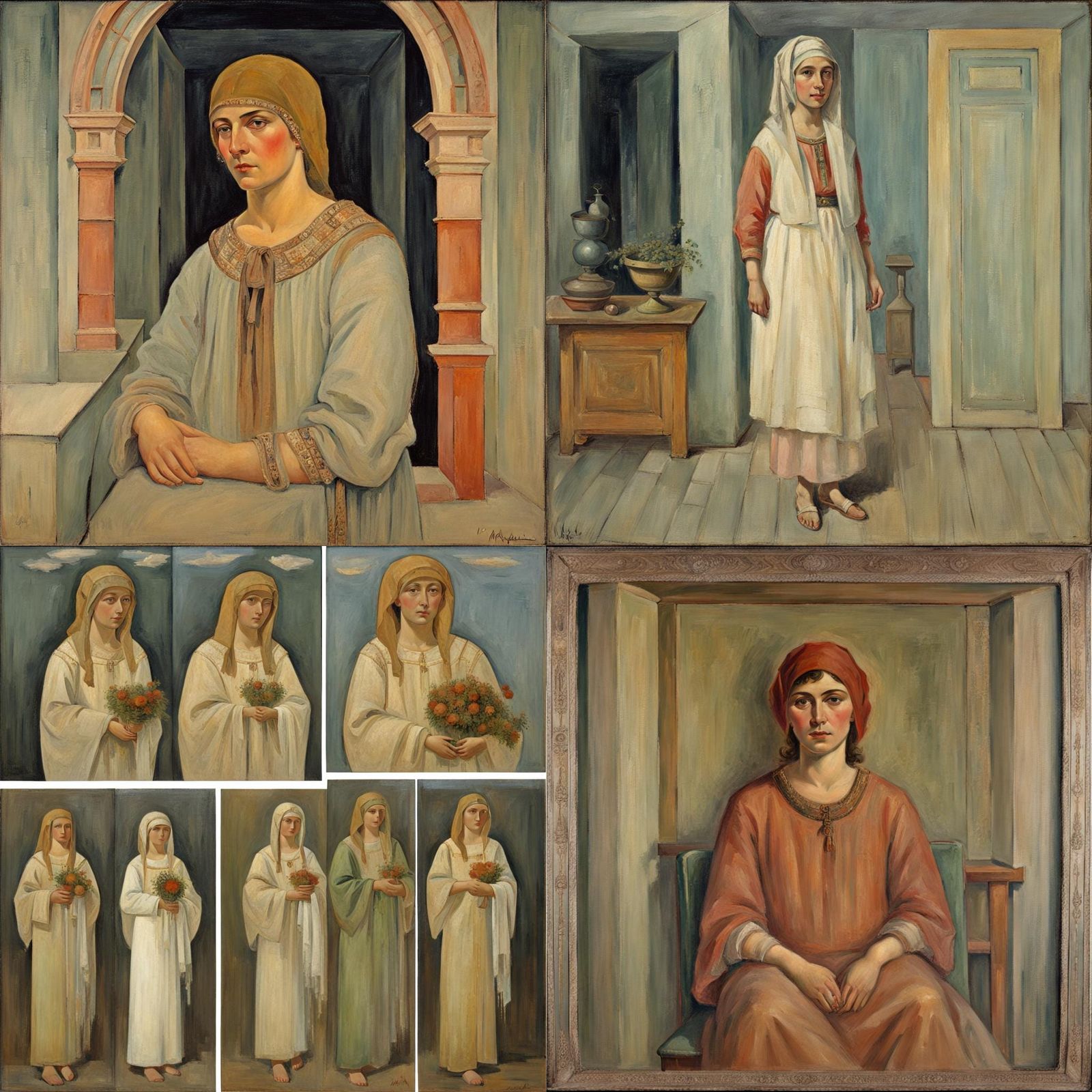 Symbolic Landscape in the Style of Mikalojus Konstantinas