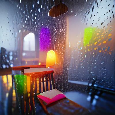 AI Generated Visualization of a Rainy Day