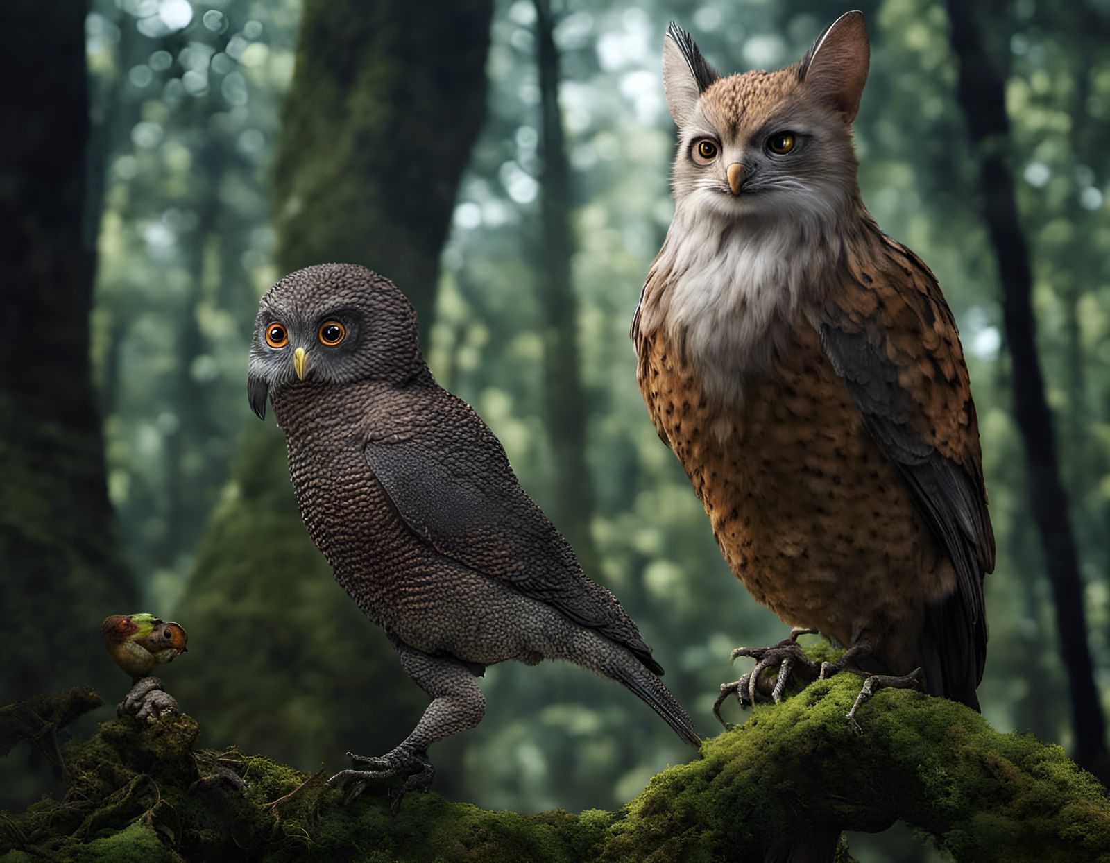 Exotic Forest Creatures in Ultra Realistic Style