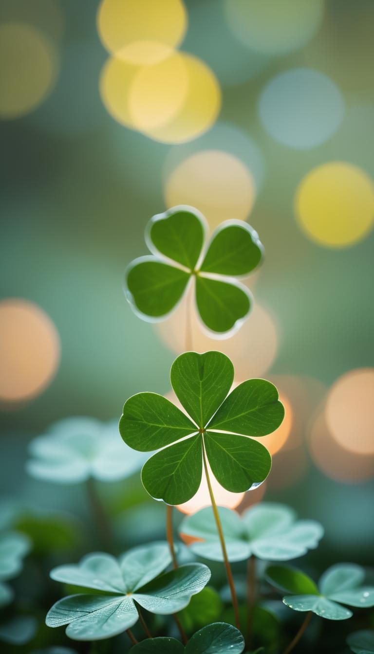 Lush Shamrock in Professional Photography Style