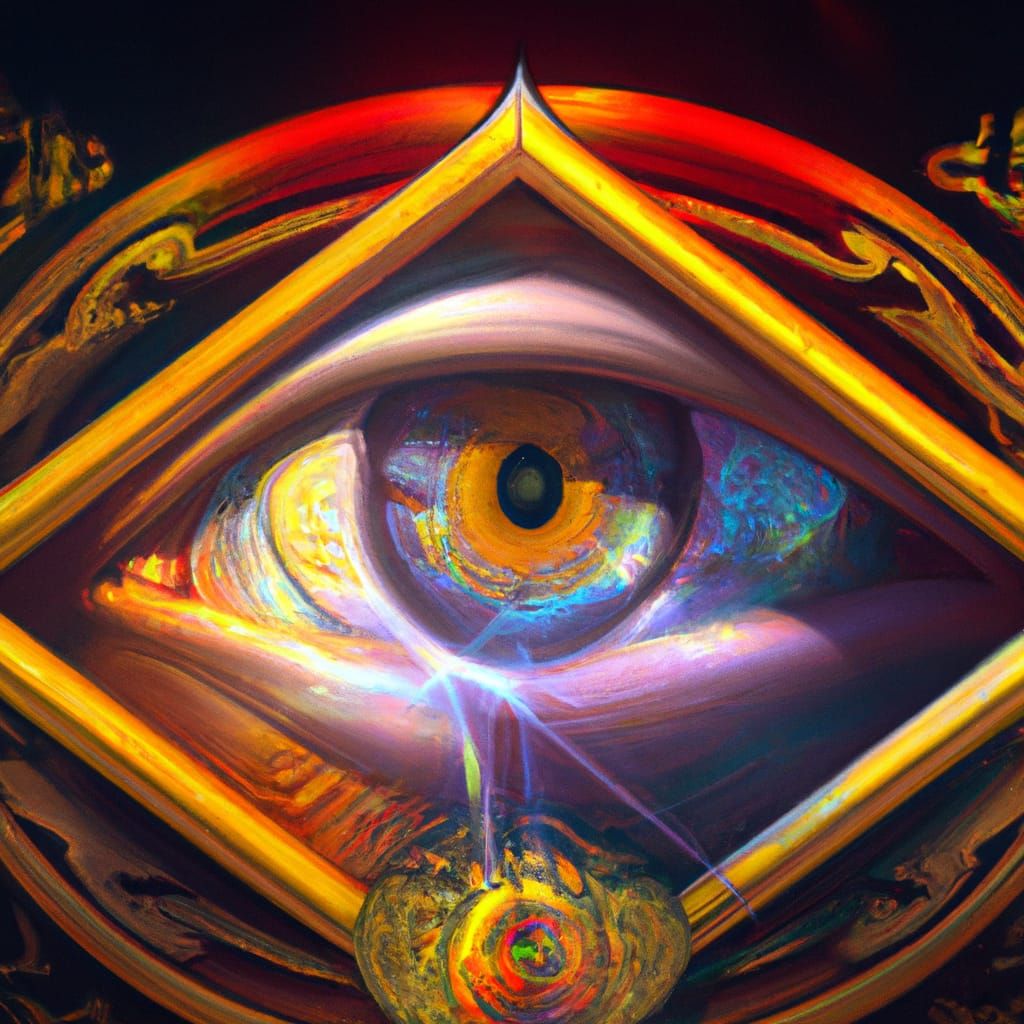 Eye of Horus as Psychedelic Concept Art
