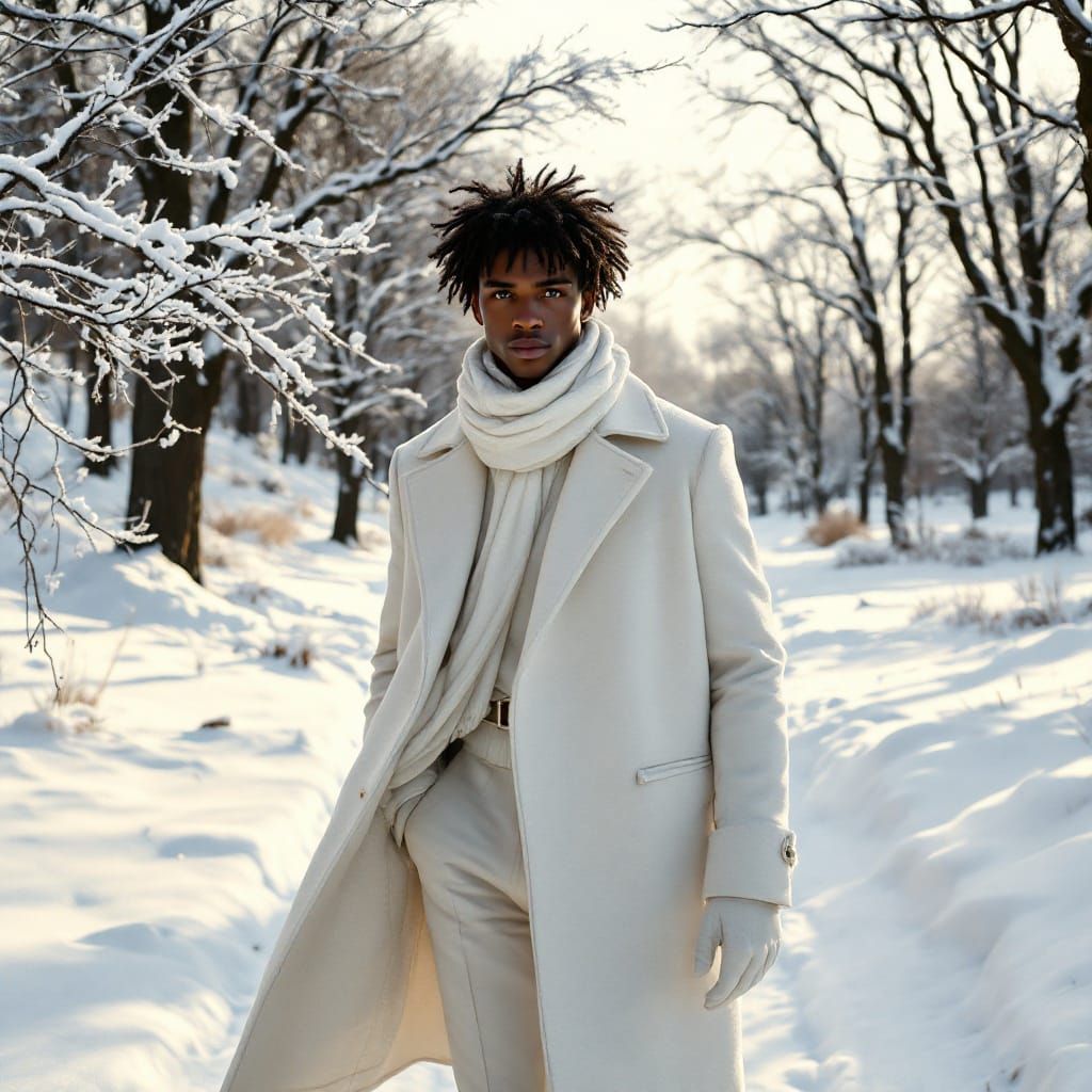 Beautiful Lad in White 241215C