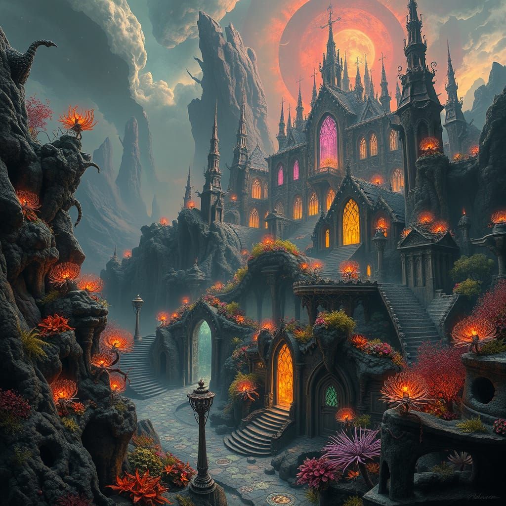 Surreal Dreamscapes in Hyperdetailed, Photorealistic Style