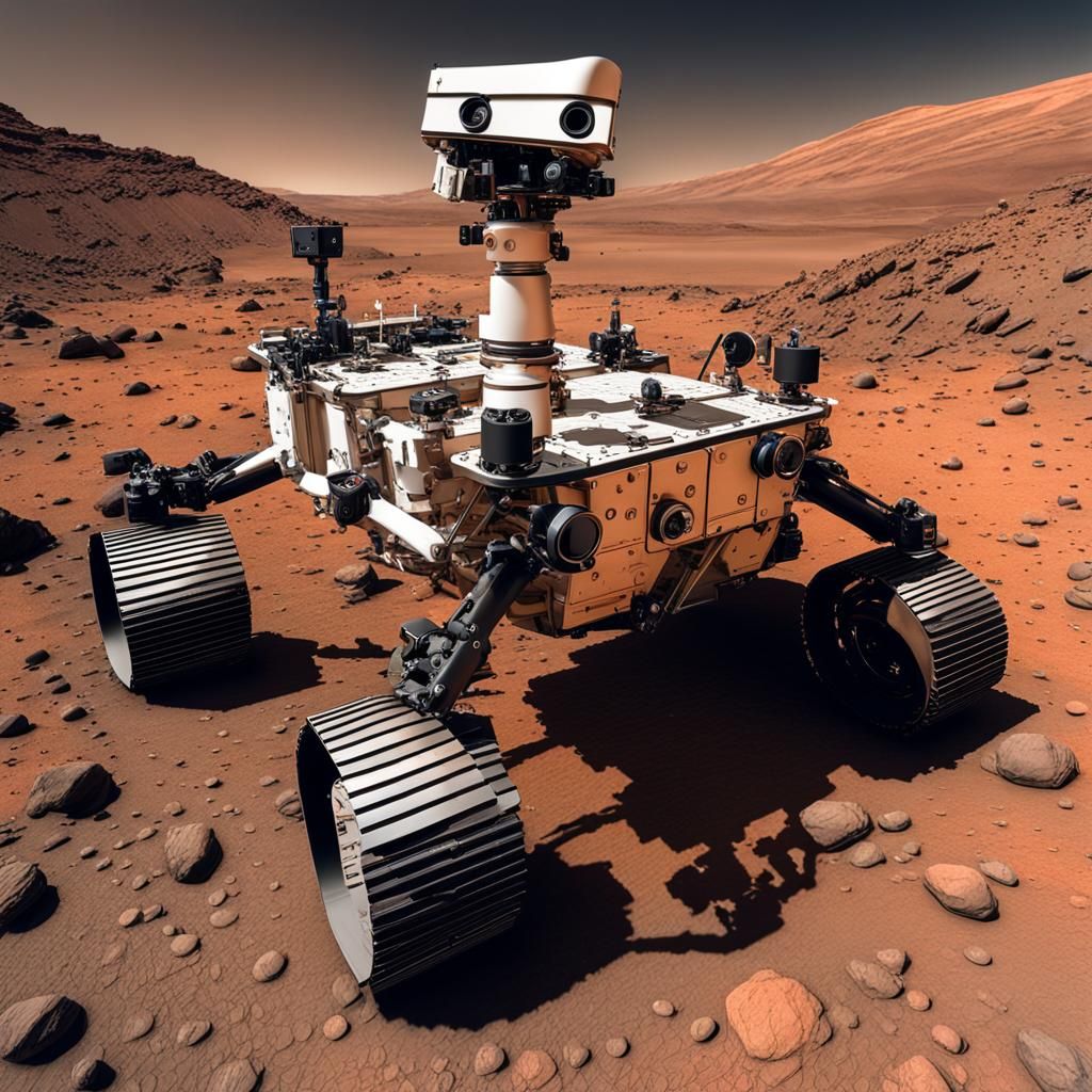 Perseverance Rover on Mars: Hyperdetailed Exploration