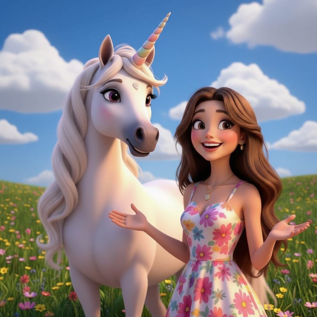 Teen Girl's Birthday Party with a Magical Alicorn