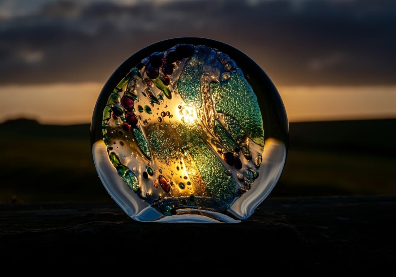 Glass Sculpture South Downs National Park