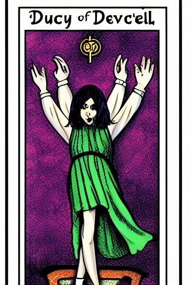 lucy the daughter of the devil tarot card