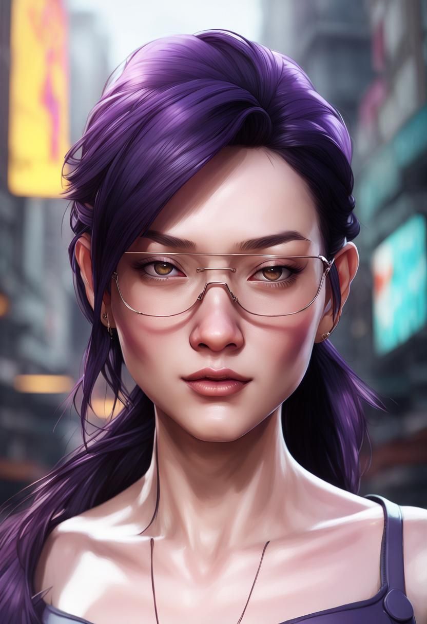 Mei Ling Portrait in Hyperdetailed Digital Art Style
