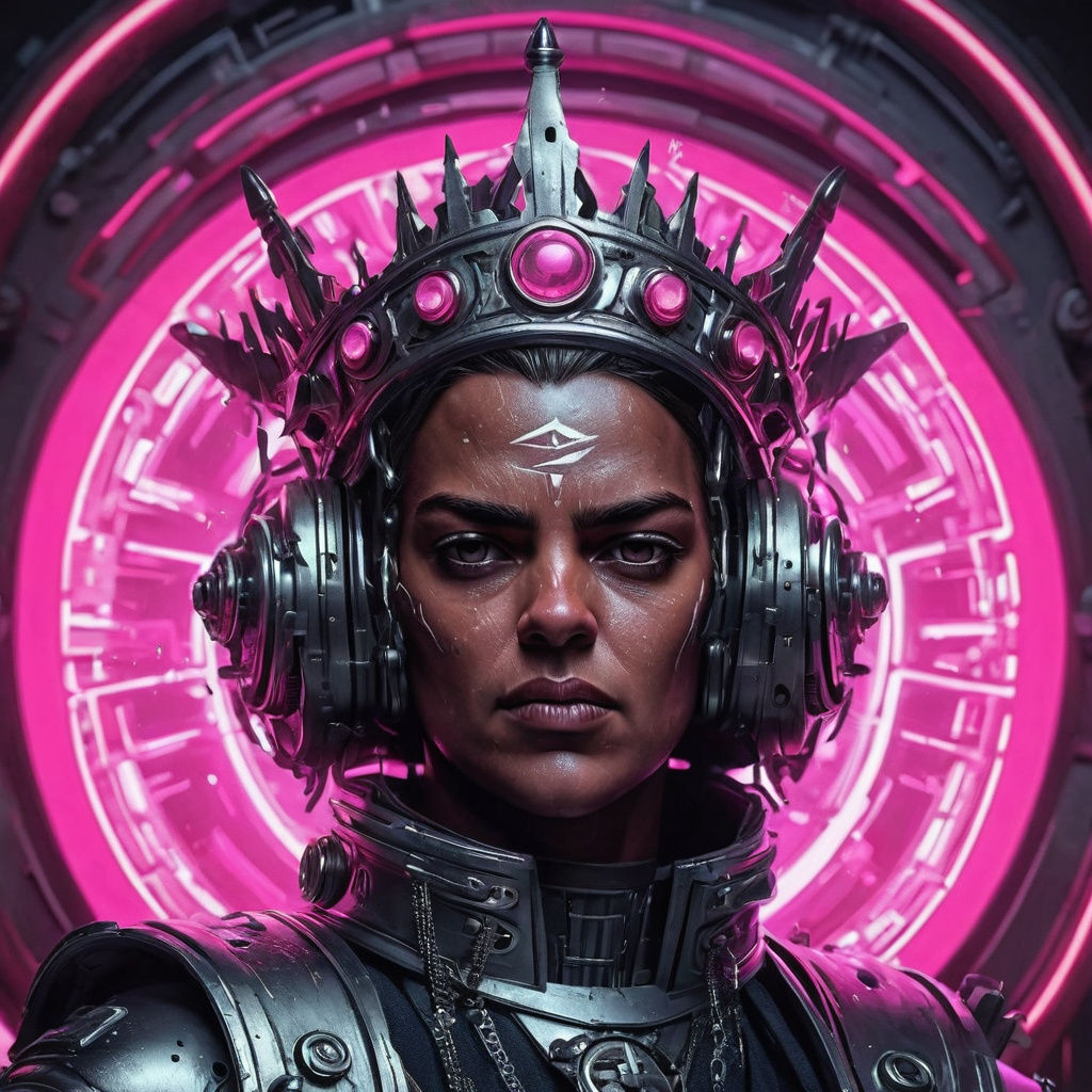 Retro Futuristic Concept Art with Dynamic Lighting