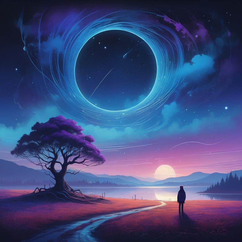 Surreal Infinity in Cosmic Dreamscapes