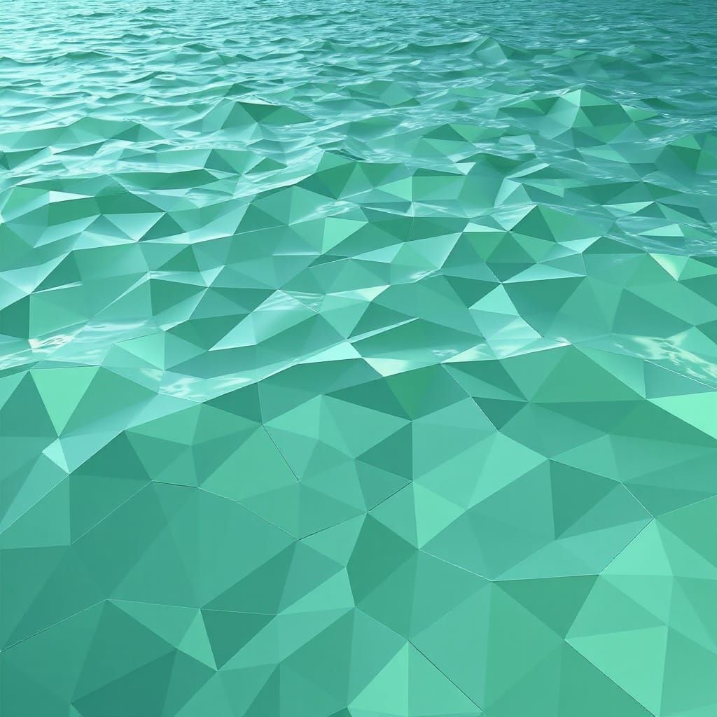 Vibrant Oceanic Abstraction