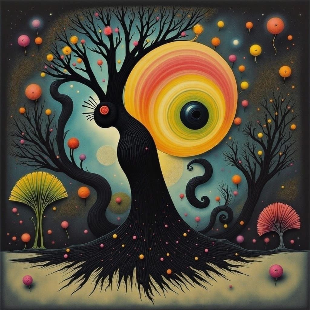 Abstract AI Art with CICADA SONG and ArtFlow2 Styles