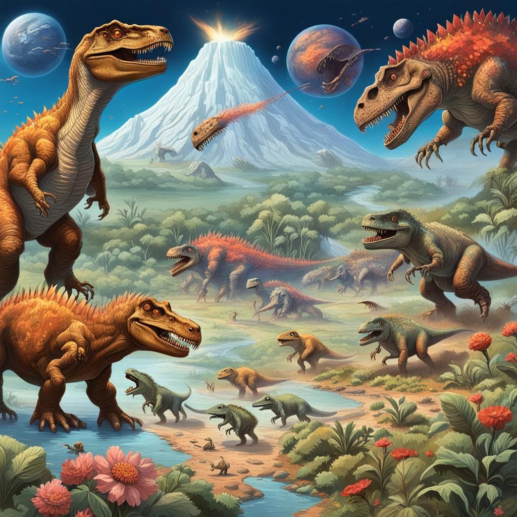 Ice Age Comet Impact: Neanderthals vs Dinosaurs