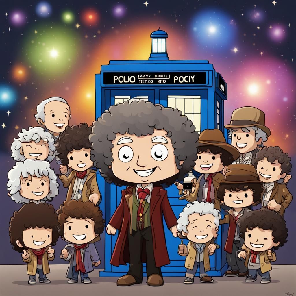 Doctor Who: The 13 Fourth Doctor Chibi's