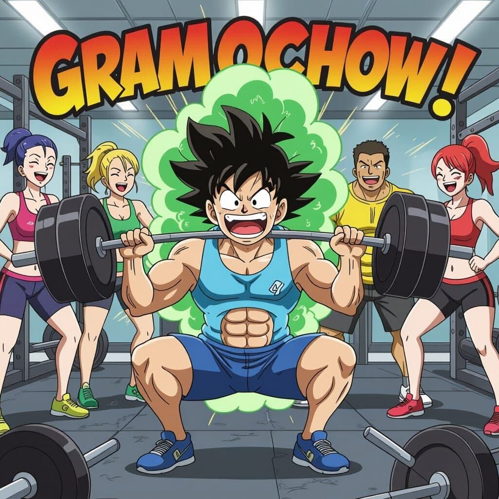 Funny Gym Scene: Laughing Squatter and Green Puff