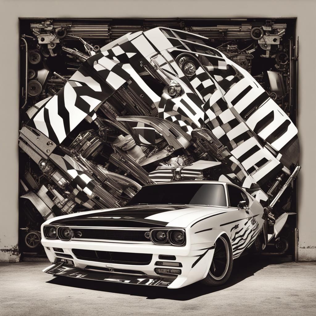 Dominic Toretto's Car: A Graphic Design of Speed