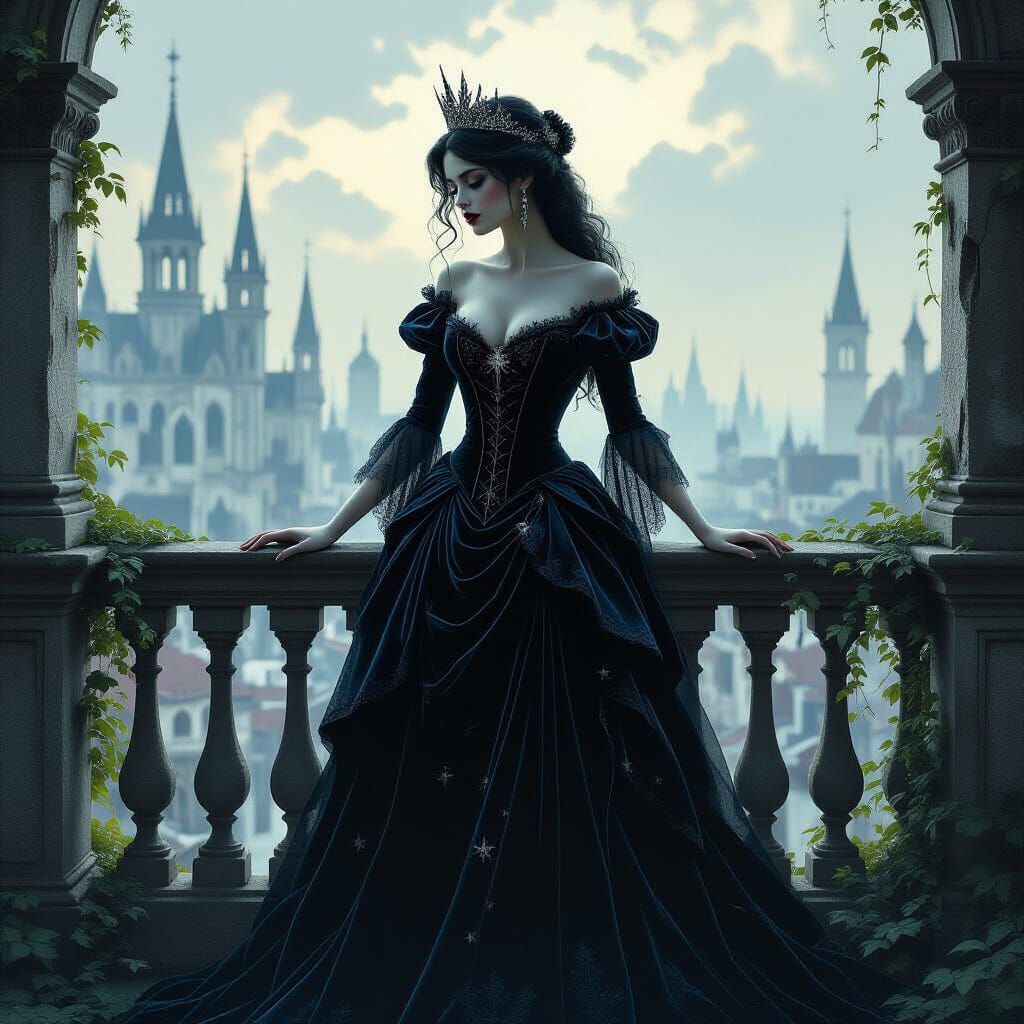 Spectral Queen Above City of Beautiful Decay