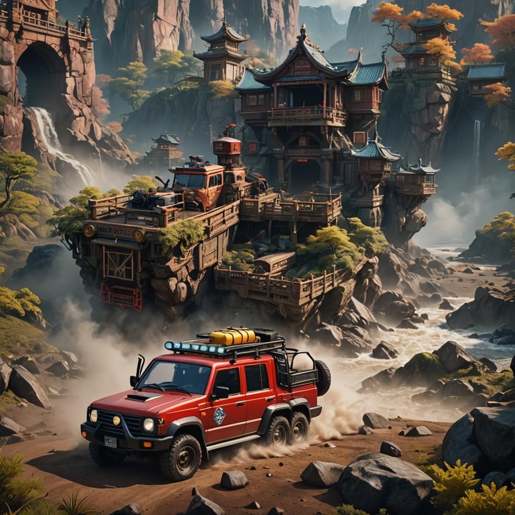 Suzuki Jimny Rescue Car in Detailed Matte Painting