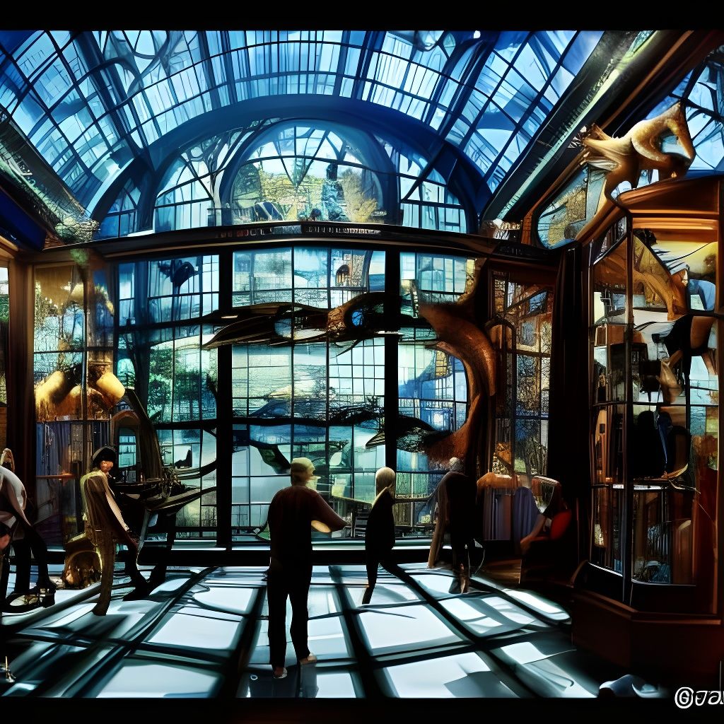 Lightning in Glass Box: Hyper-Detailed Ethereal Masterpiece