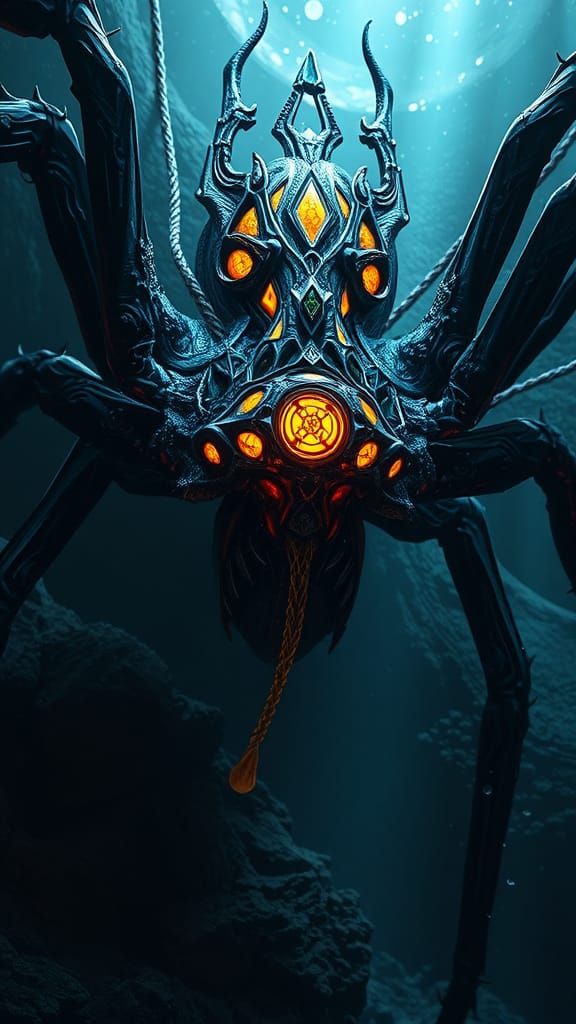 Spider Queen of Middle Earth: Dark Fantasy Art