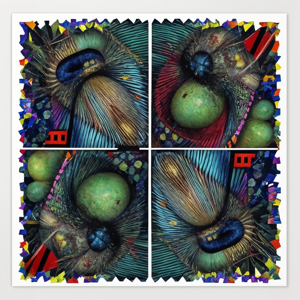 Infinite Flea Fractals in Artistic Abstraction