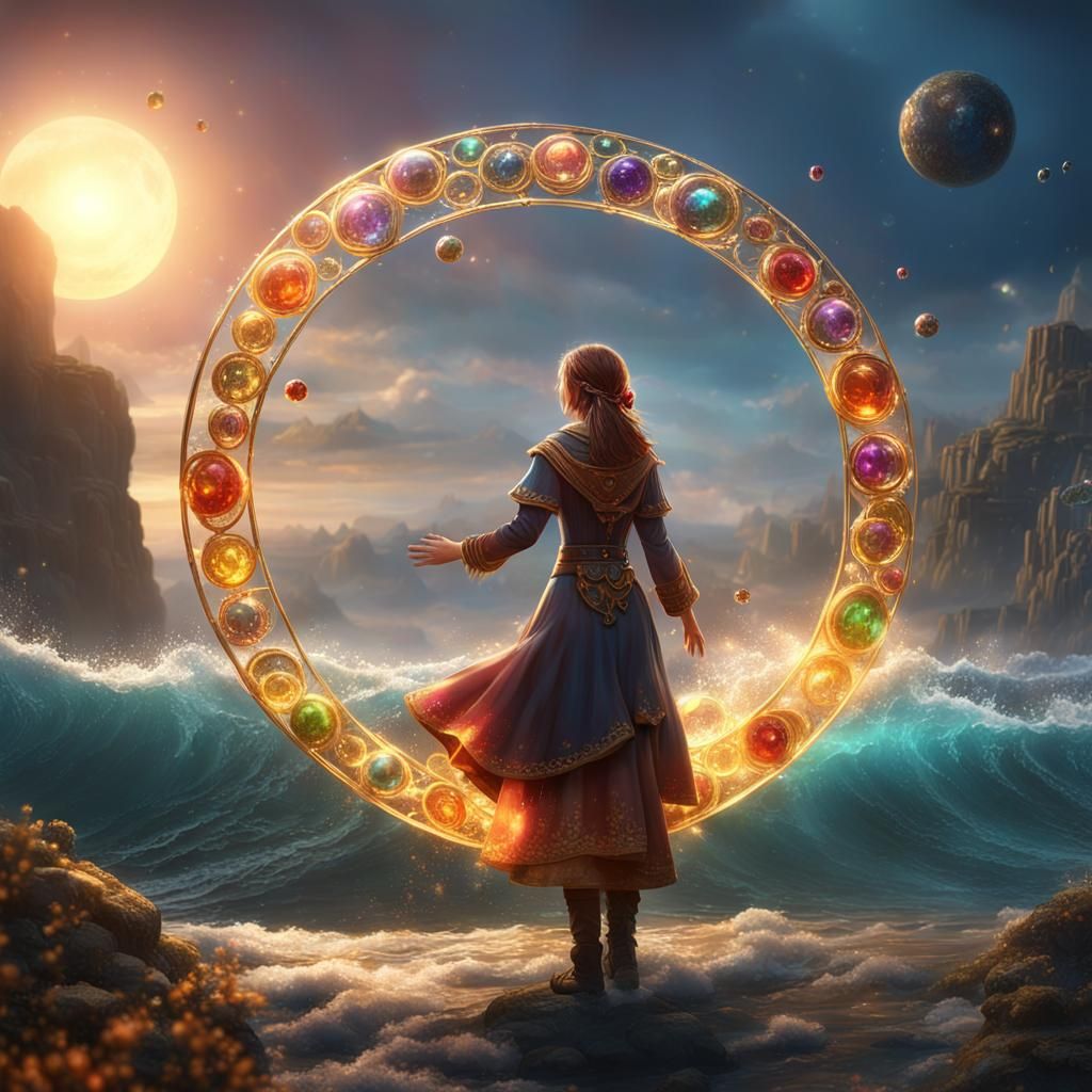 Girl with Magical Ring: Fantasy Concept Art