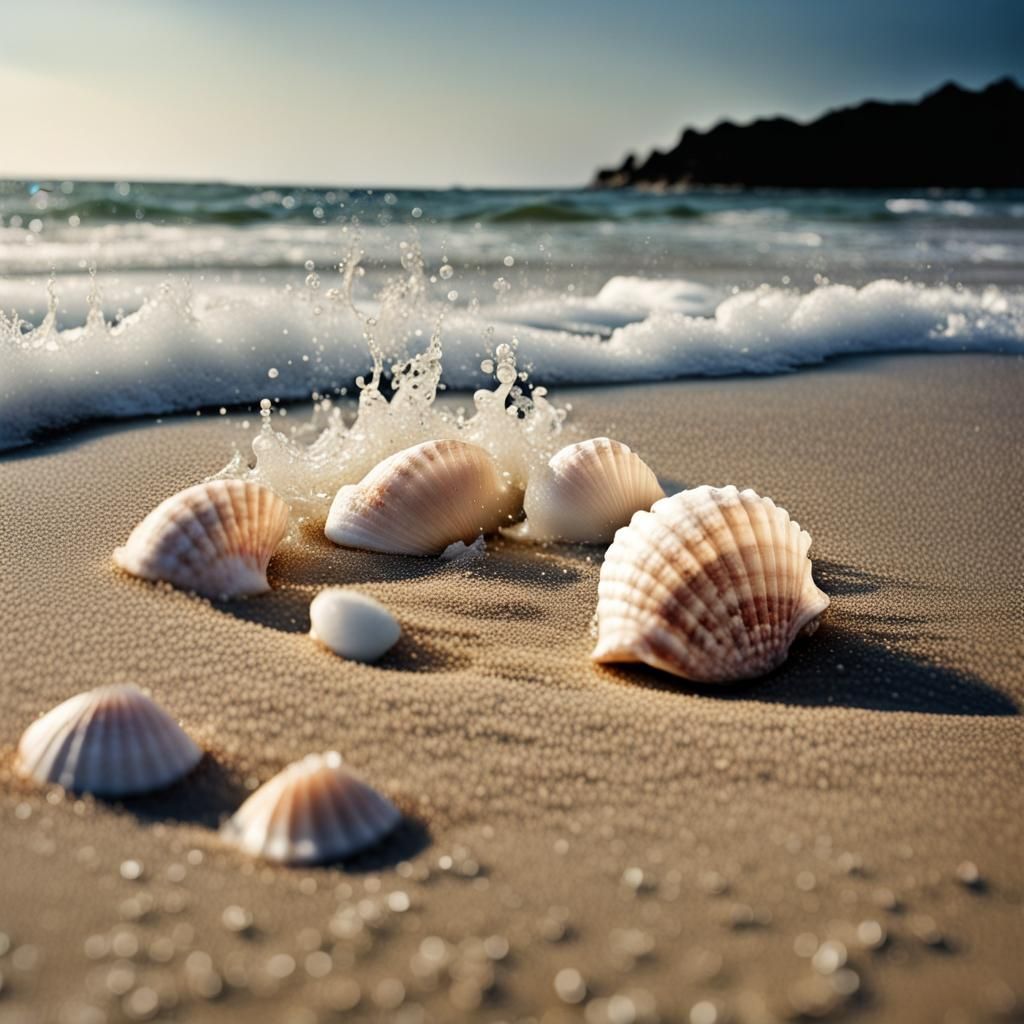 Seaside Fantasy: A Detailed Matte Painting