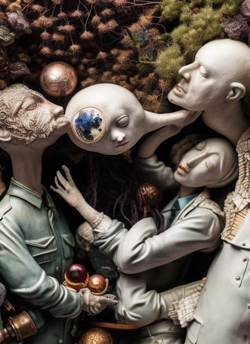 Surreal Dolls in Stop-Motion Cinema Style