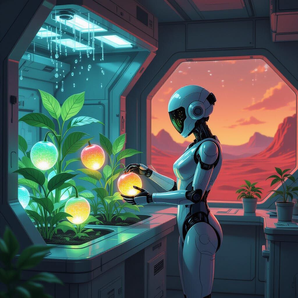 Robotic Gardener in Martian Bio-Lab