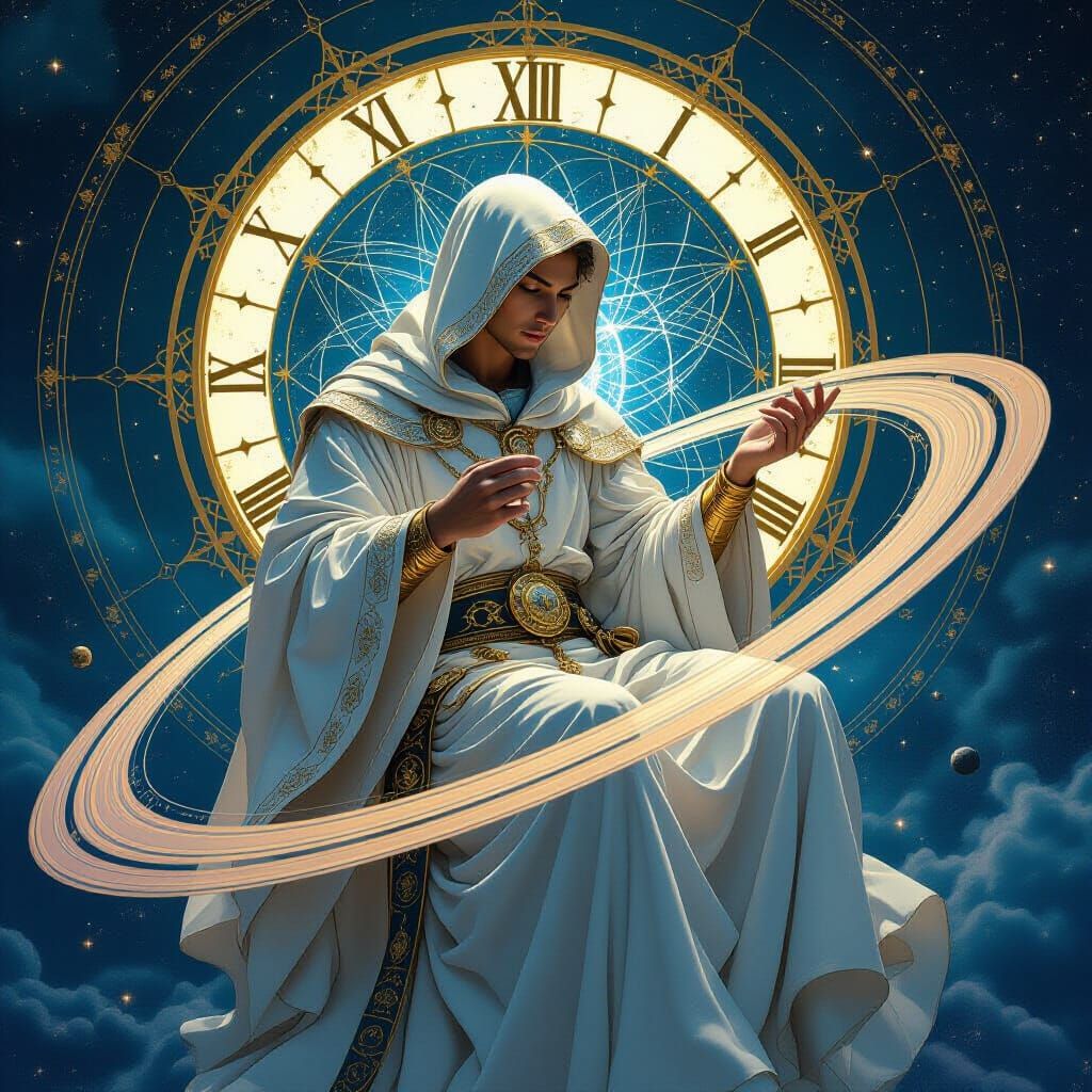 Celestial Clockmaker Crafts Stardust Timepieces as Art Nouve...