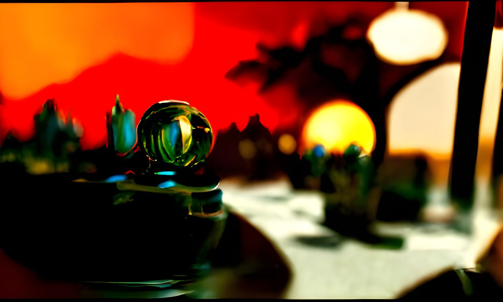 Surreal Elemental Landscape by Rutkowski and Dali