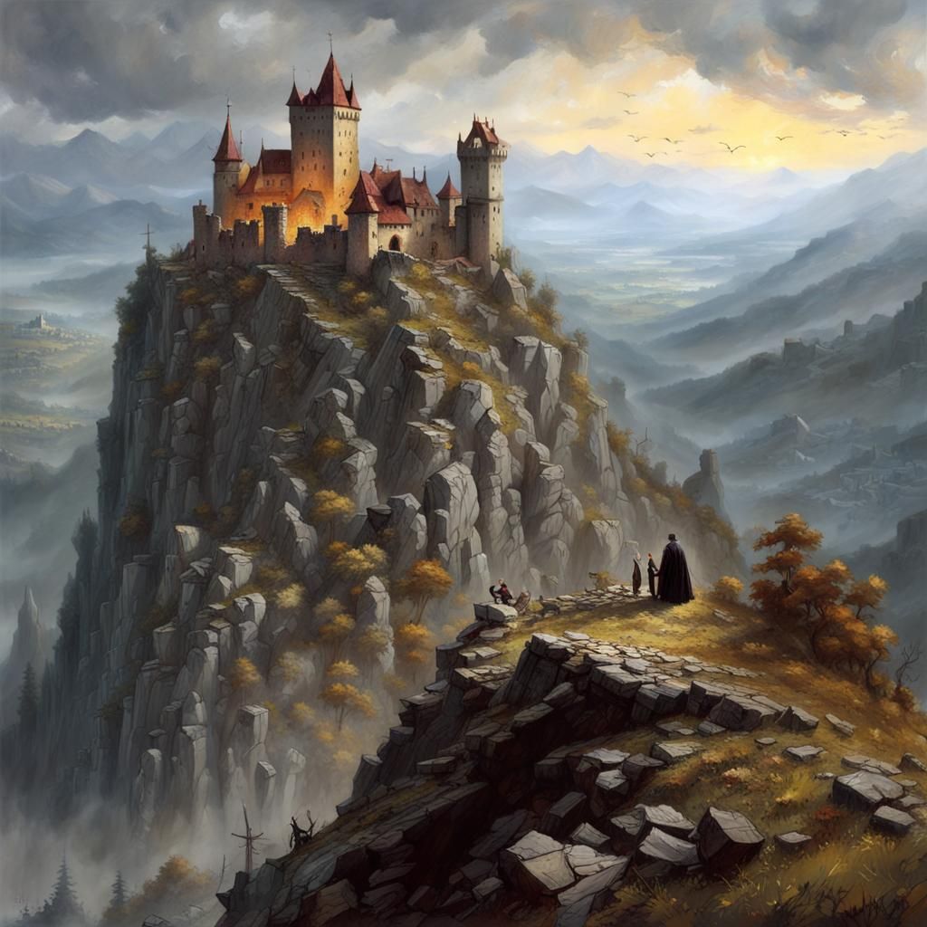 Castle Dracula in the Transylvanian Alps