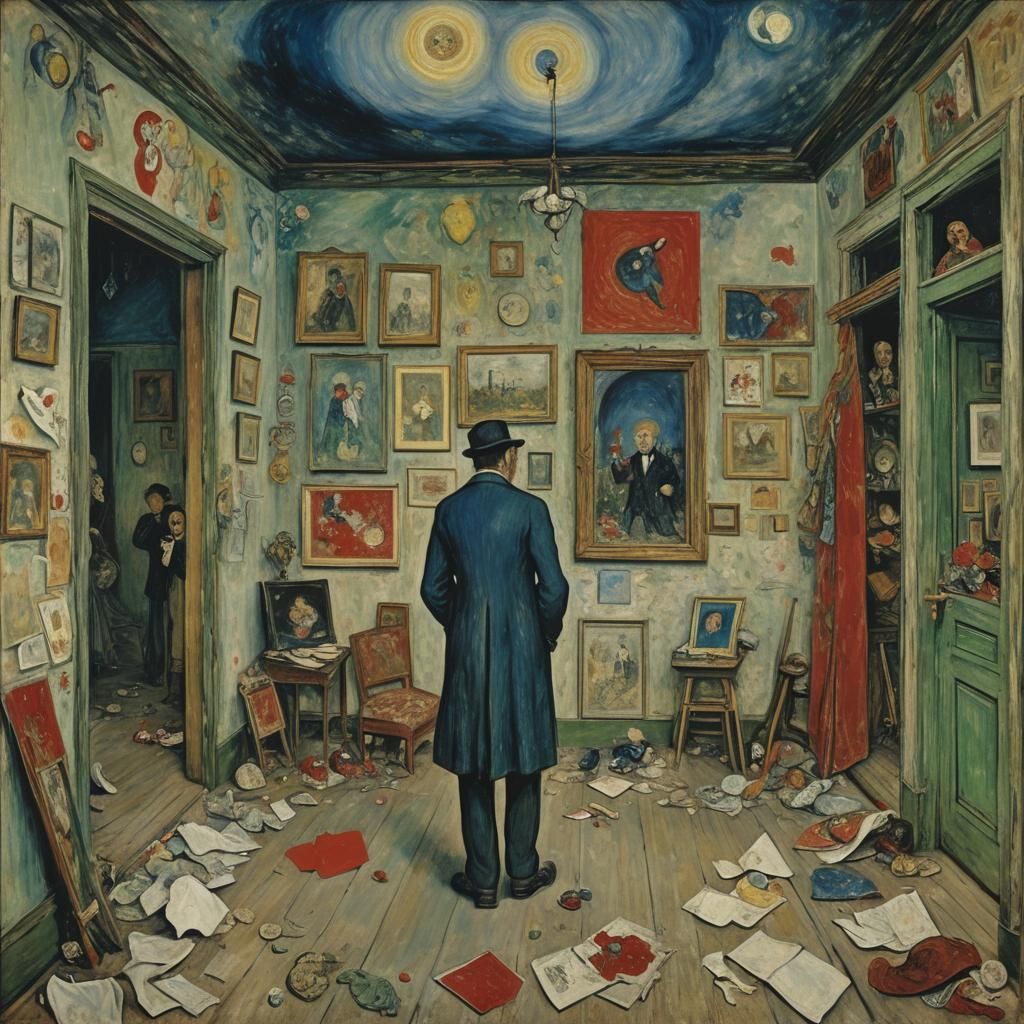 Eerie Figure in Abandoned Location