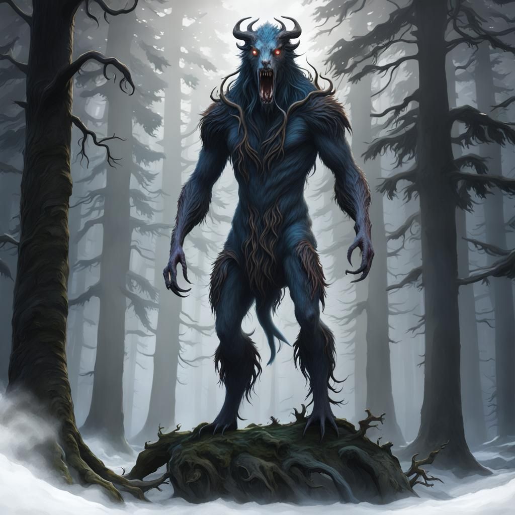 Eldritch Wendigo: A Mythological Horror