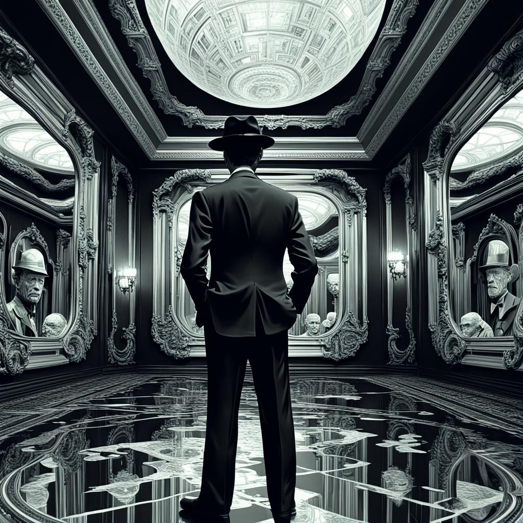 Alien Shapeshifter Reforming as 1940s Man