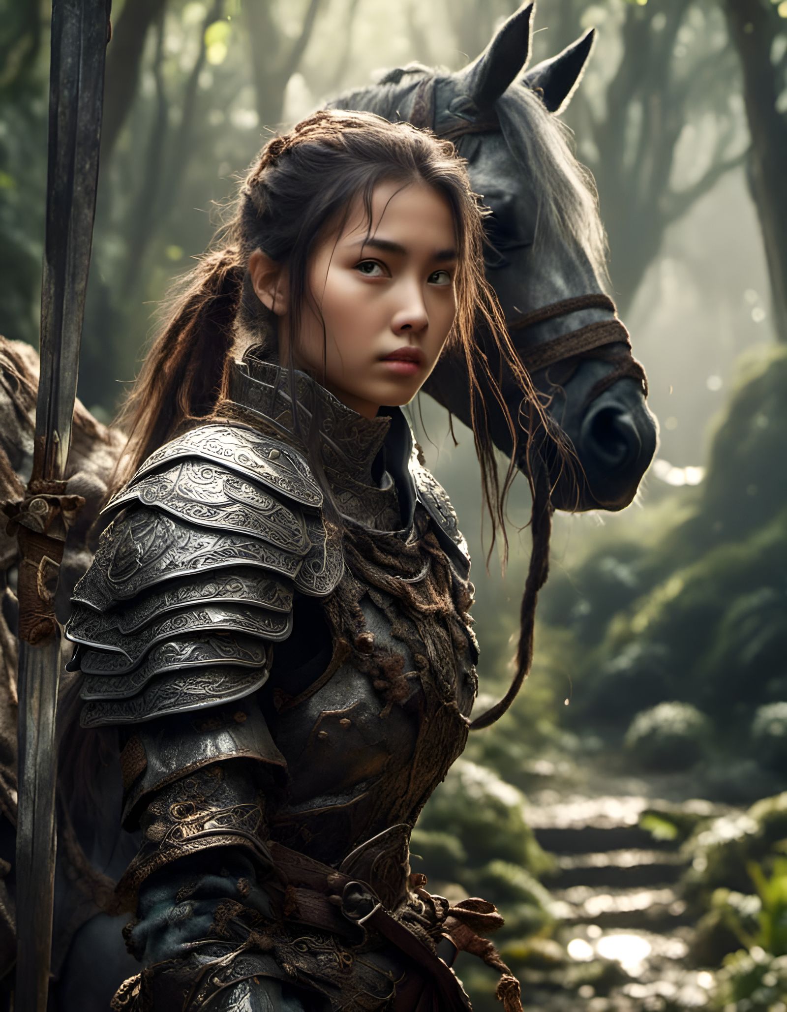 Joan of Arc Rides in Post-Apocalyptic Anime