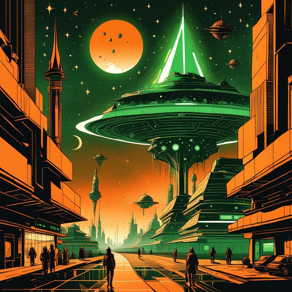 Marsport Outskirts: Eldritch Tech and Ancient Ruins