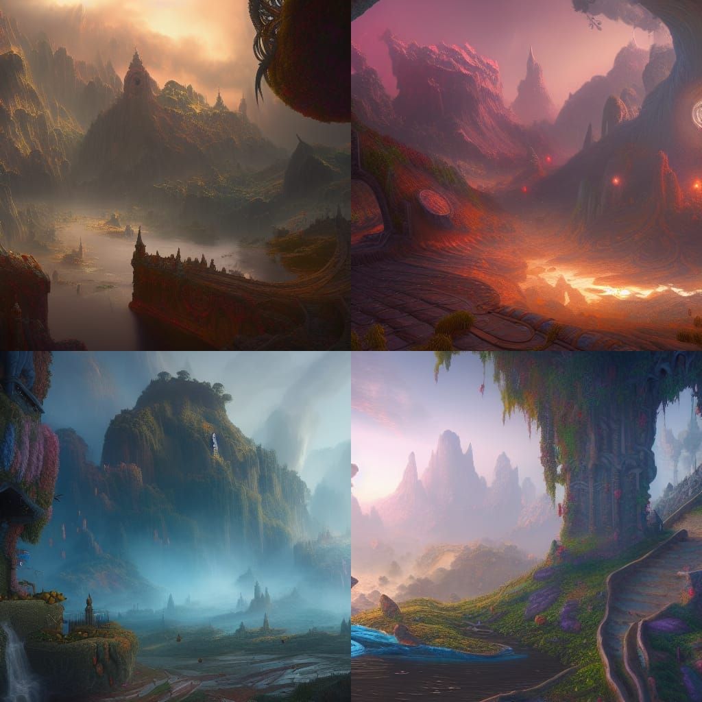 Pansexual Pixie: Detailed Matte Painting in 8K