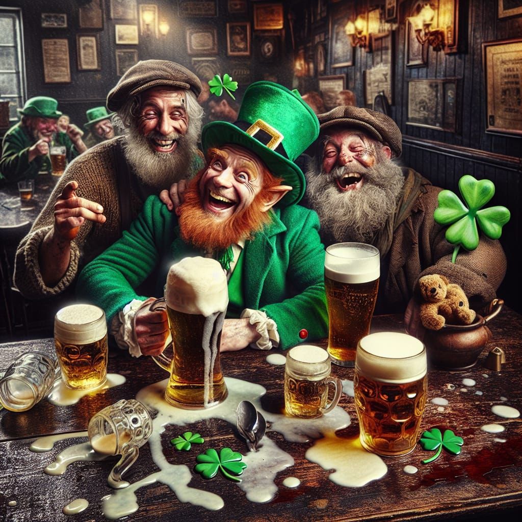 Lenny the Leprechaun and his mates